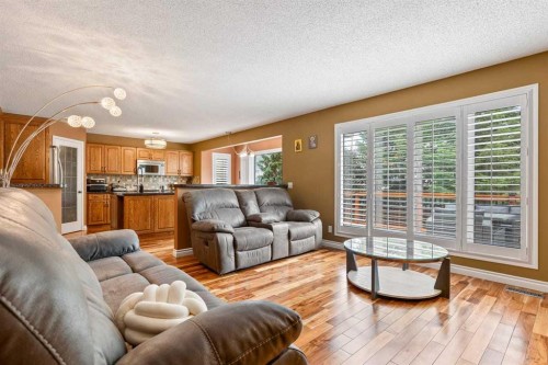 152 Douglas Glen Mews Se, Calgary, AB - Indoor Photo Showing Living Room