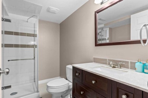 152 Douglas Glen Mews Se, Calgary, AB - Indoor Photo Showing Bathroom