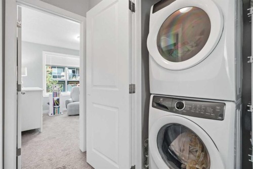 204 Jumping Pound Common, Cochrane, AB - Indoor Photo Showing Laundry Room
