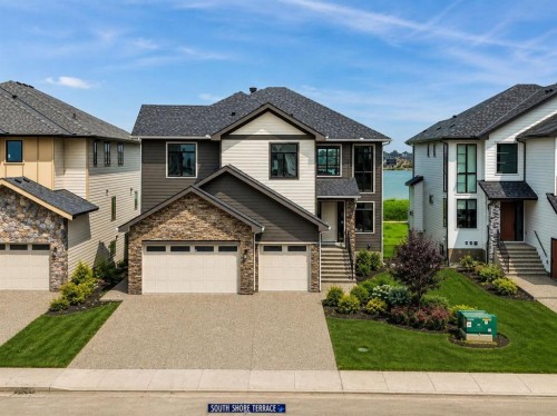 952 South Shore Terrace, Chestermere, AB - Outdoor With Facade