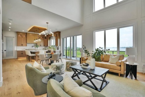 952 South Shore Terrace, Chestermere, AB - Indoor Photo Showing Living Room
