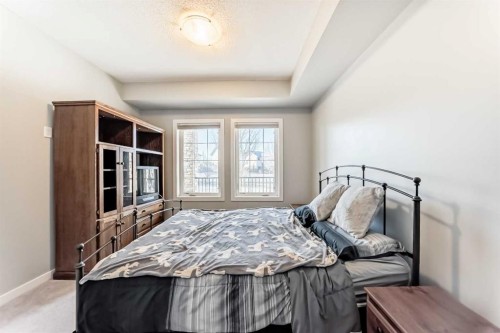 107-100 Cranfield Common Se, Calgary, AB - Indoor Photo Showing Bedroom