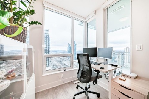 2804-901 10 Avenue Sw, Calgary, AB - Indoor Photo Showing Office