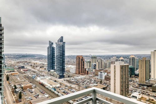 2804-901 10 Avenue Sw, Calgary, AB - Outdoor With View