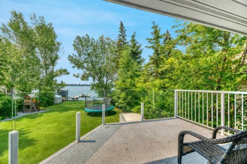 601 East Chestermere Drive, Chestermere, AB - Outdoor With Backyard