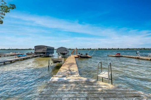 601 East Chestermere Drive, Chestermere, AB - Outdoor With Body Of Water With View