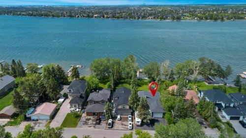 601 East Chestermere Drive, Chestermere, AB - Outdoor With Body Of Water With View