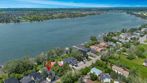 601 East Chestermere Drive, Chestermere, AB - Outdoor With Body Of Water With View