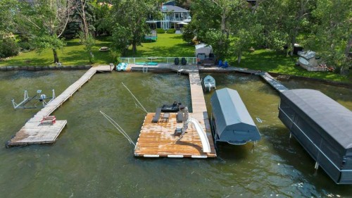601 East Chestermere Drive, Chestermere, AB - Outdoor With Body Of Water