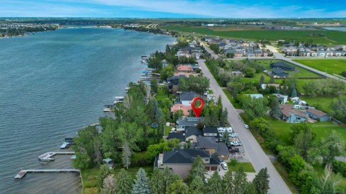 601 East Chestermere Drive, Chestermere, AB - Outdoor With Body Of Water With View