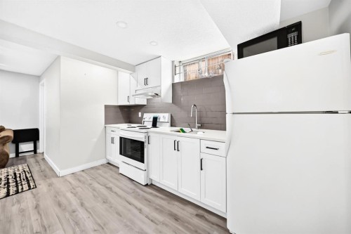 19 Berwick Crescent Nw, Calgary, AB - Indoor Photo Showing Kitchen With Double Sink