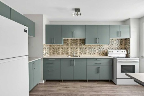 303-2211 19 Street Ne, Calgary, AB - Indoor Photo Showing Kitchen