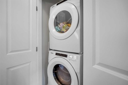 42 Midtown Boulevard Sw, Airdrie, AB - Indoor Photo Showing Laundry Room