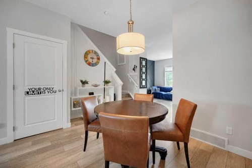 42 Midtown Boulevard Sw, Airdrie, AB - Indoor Photo Showing Dining Room