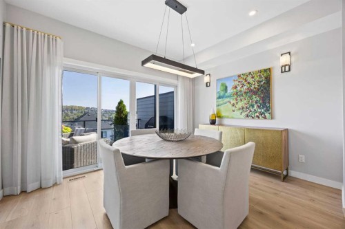 3044 85 Street Sw, Calgary, AB - Indoor Photo Showing Dining Room