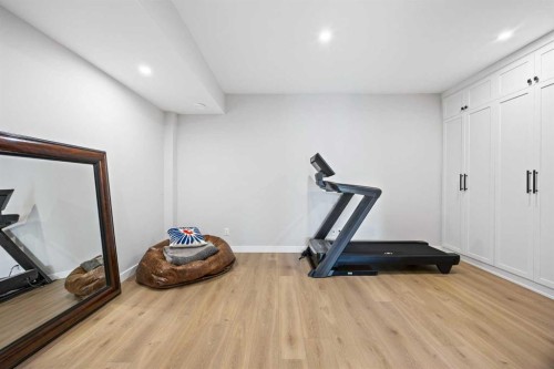 3044 85 Street Sw, Calgary, AB - Indoor Photo Showing Gym Room