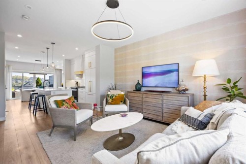 3044 85 Street Sw, Calgary, AB - Indoor Photo Showing Living Room