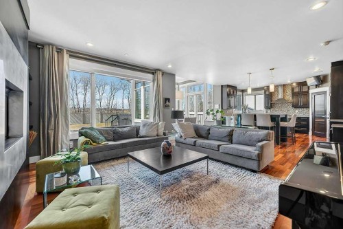 78 Aspen Cliff Close Sw, Calgary, AB - Indoor Photo Showing Living Room