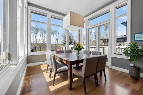 78 Aspen Cliff Close Sw, Calgary, AB - Indoor Photo Showing Dining Room
