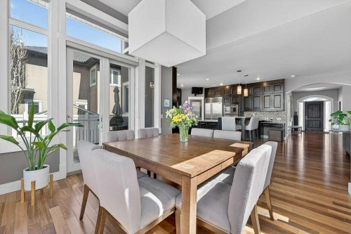 78 Aspen Cliff Close Sw, Calgary, AB - Indoor Photo Showing Dining Room