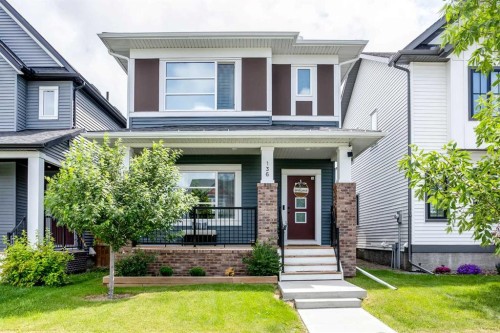 136 Highview Gate Se, Airdrie, AB - Outdoor With Deck Patio Veranda With Facade