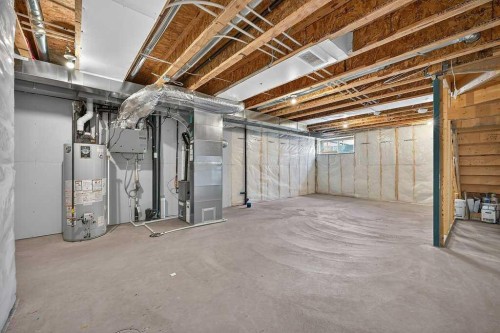 556 Belmont Heath Sw, Calgary, AB - Indoor Photo Showing Basement