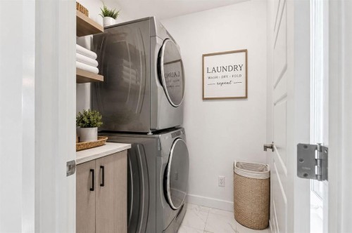277 Auburn Meadows Drive Se, Calgary, AB - Indoor Photo Showing Laundry Room