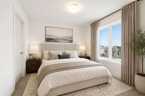 277 Auburn Meadows Drive Se, Calgary, AB - Indoor Photo Showing Bedroom