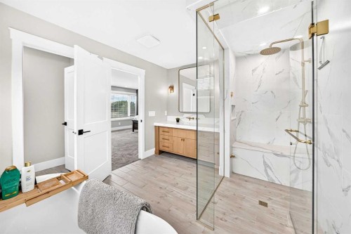 12 Willow Street, Cochrane, AB - Indoor Photo Showing Bathroom