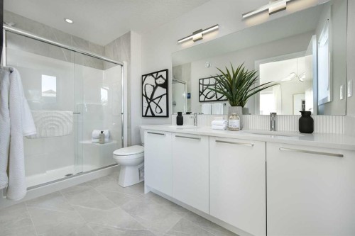 51 Heartwood Villas Se, Calgary, AB - Indoor Photo Showing Bathroom