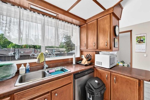 16501 106 Avenue Nw, Edmonton, AB - Indoor Photo Showing Kitchen With Double Sink