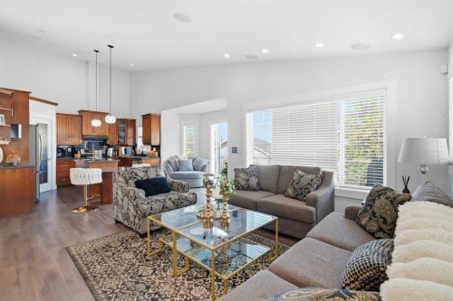 100 Cove Rise, Chestermere, AB - Indoor Photo Showing Living Room