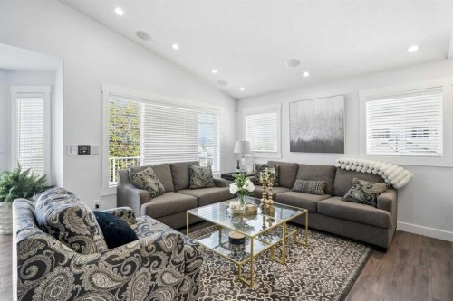 100 Cove Rise, Chestermere, AB - Indoor Photo Showing Living Room