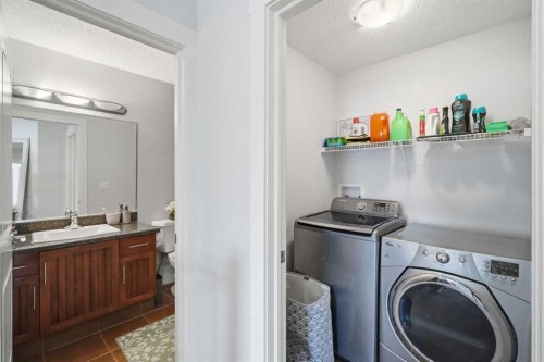 100 Cove Rise, Chestermere, AB - Indoor Photo Showing Laundry Room