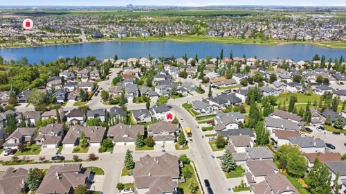 100 Cove Rise, Chestermere, AB - Outdoor With Body Of Water With View