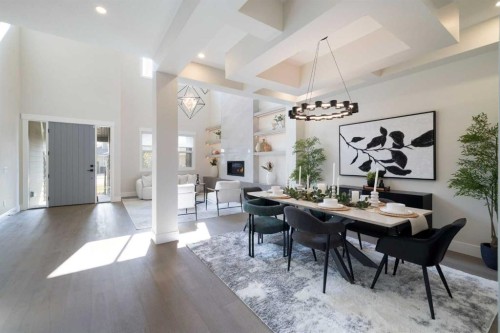 14 Opal Place, Balzac, AB - Indoor Photo Showing Dining Room