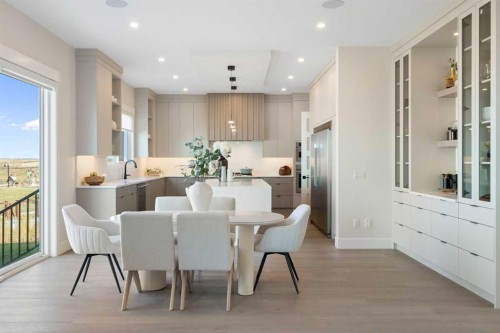 14 Opal Place, Balzac, AB - Indoor Photo Showing Dining Room