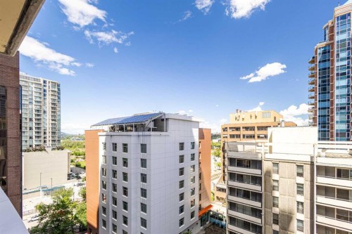 1004-930 6 Avenue Sw, Calgary, AB - Outdoor With Balcony With Facade