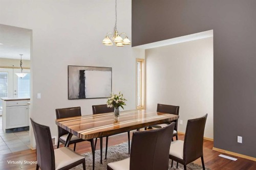 144 Douglas Ridge Close Se, Calgary, AB - Indoor Photo Showing Dining Room