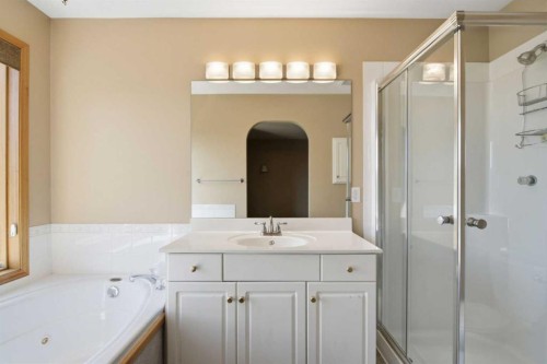 144 Douglas Ridge Close Se, Calgary, AB - Indoor Photo Showing Bathroom