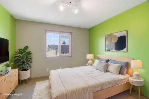 144 Douglas Ridge Close Se, Calgary, AB - Indoor Photo Showing Bedroom