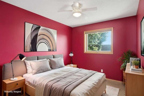 144 Douglas Ridge Close Se, Calgary, AB - Indoor Photo Showing Bedroom