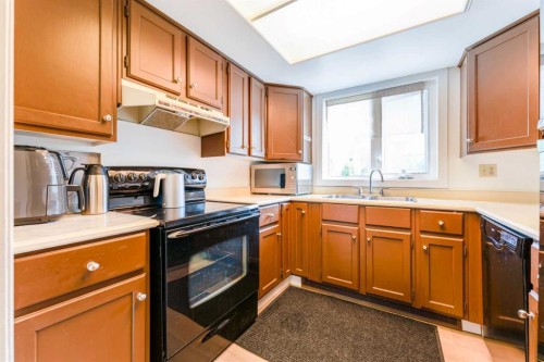 204-3747 42 Street Nw, Calgary, AB - Indoor Photo Showing Kitchen With Double Sink