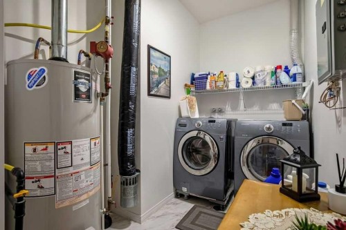 302-15 Lineham Avenue, Okotoks, AB - Indoor Photo Showing Laundry Room
