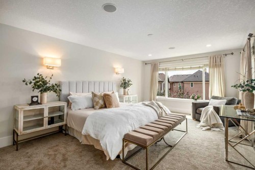 41 Aspen Ridge Way Sw, Calgary, AB - Indoor Photo Showing Bedroom