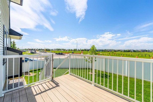 1-12 Silver Creek Boulevard Nw, Airdrie, AB - Outdoor With Deck Patio Veranda