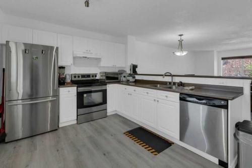 109 Tuscany Springs Gardens Nw, Calgary, AB - Indoor Photo Showing Kitchen With Double Sink