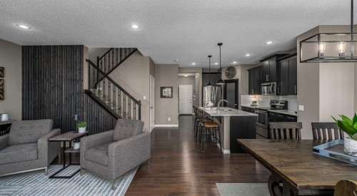 220 Copperpond Green Se, Calgary, AB - Indoor Photo Showing Living Room