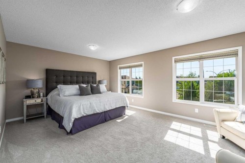 220 Copperpond Green Se, Calgary, AB - Indoor Photo Showing Bedroom