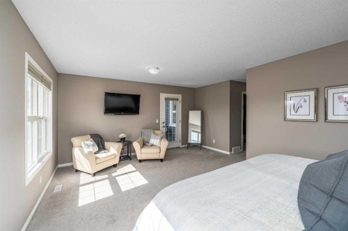 220 Copperpond Green Se, Calgary, AB - Indoor Photo Showing Bedroom